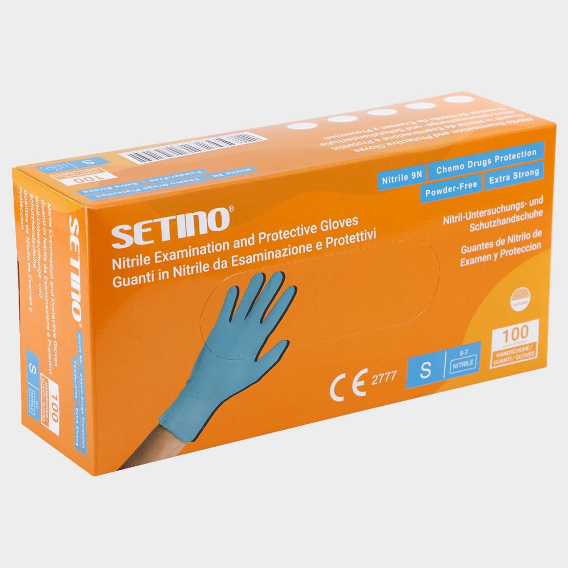 SETINO NITRILE BLUE 9N Еднократни ръкавици от нитрил