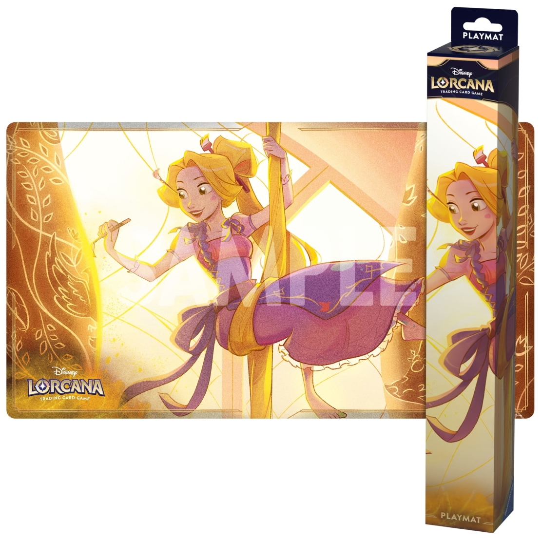 PRE-ORDER: Disney Lorcana - Rapunzel подложка за игра (playmat)