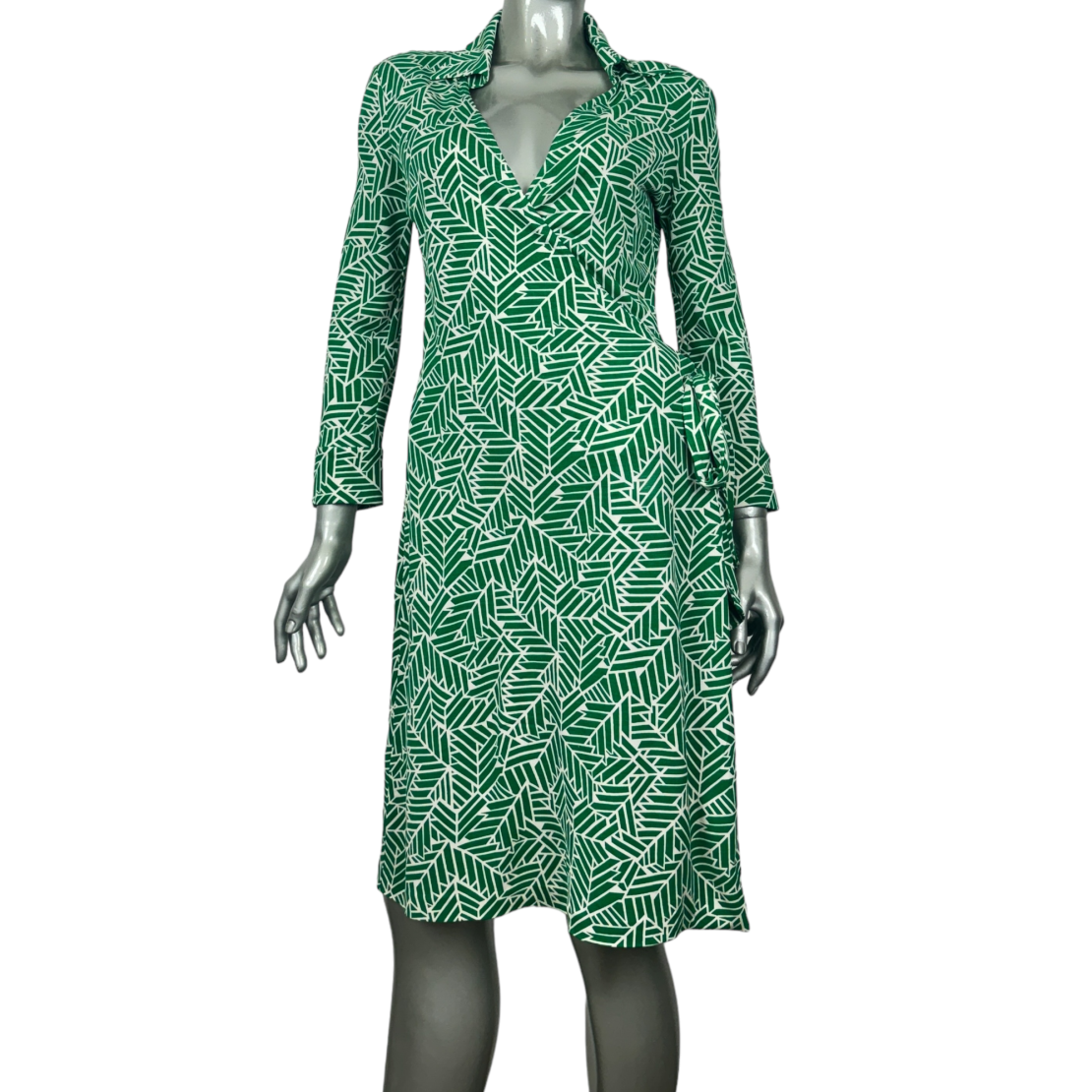Обгръщаща рокля Diane von Furstenberg Vintage Jenna Geo Print  Dress