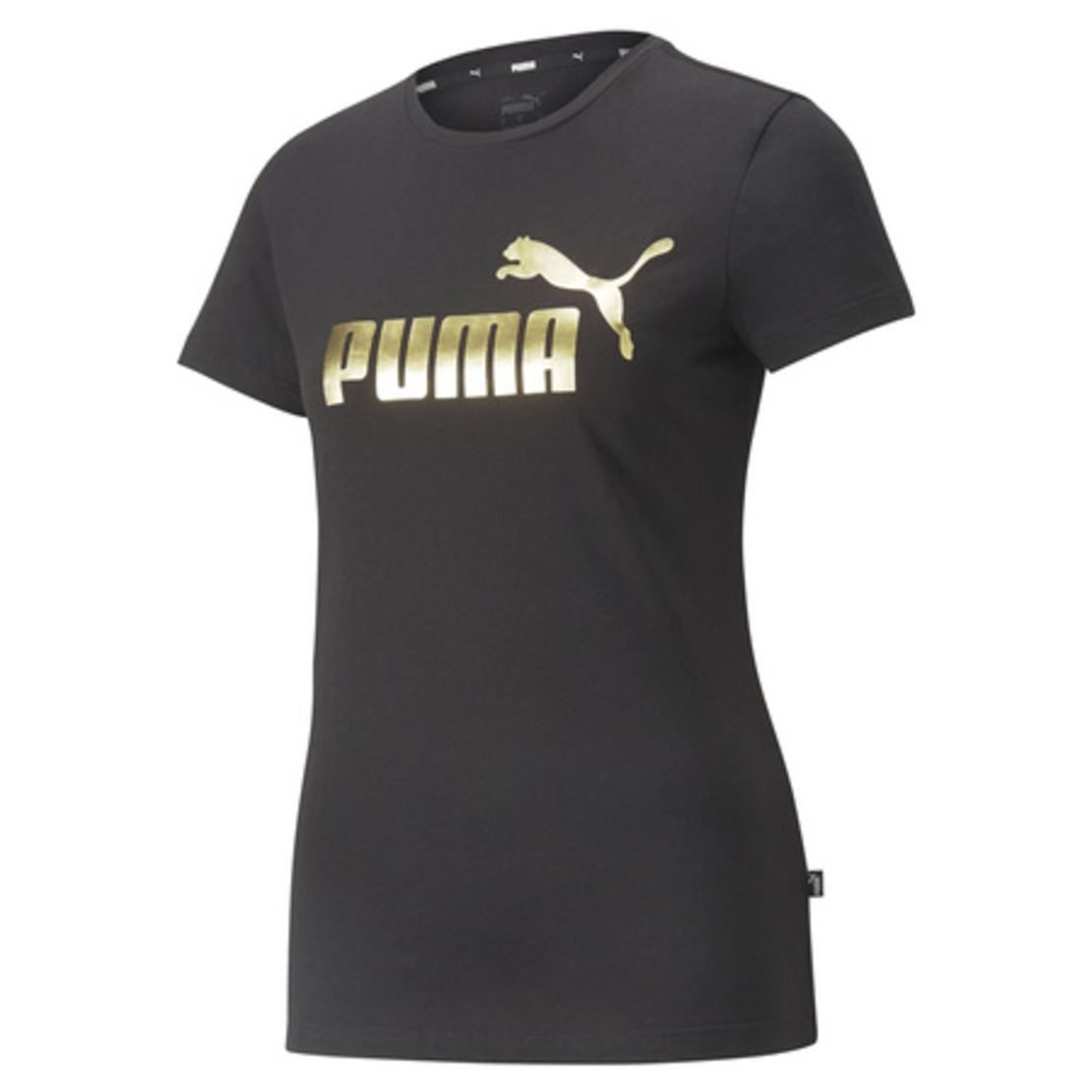 PUMA Women ess+ Metallic Logo tee