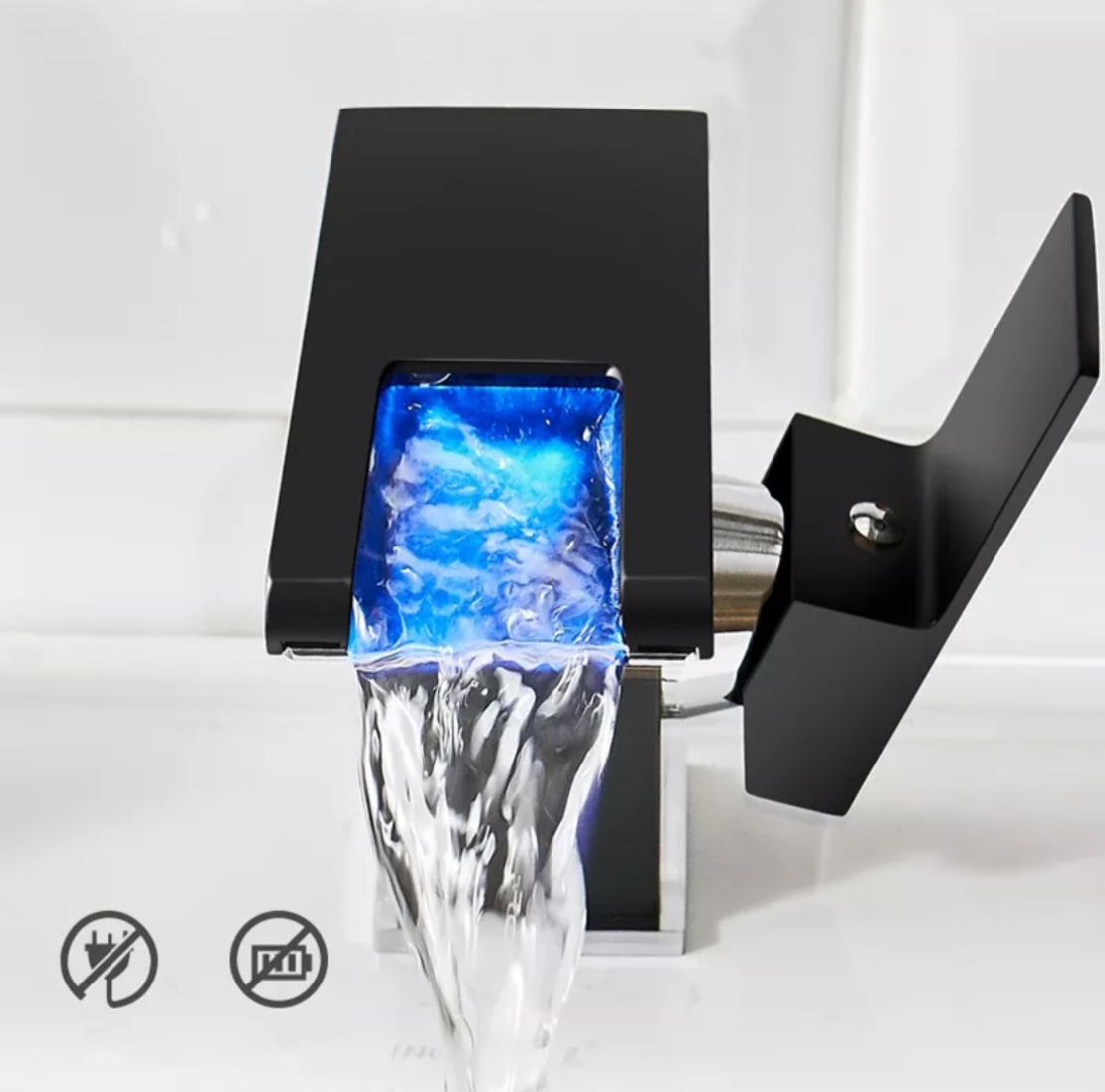 LED Смесител за мивка за баня