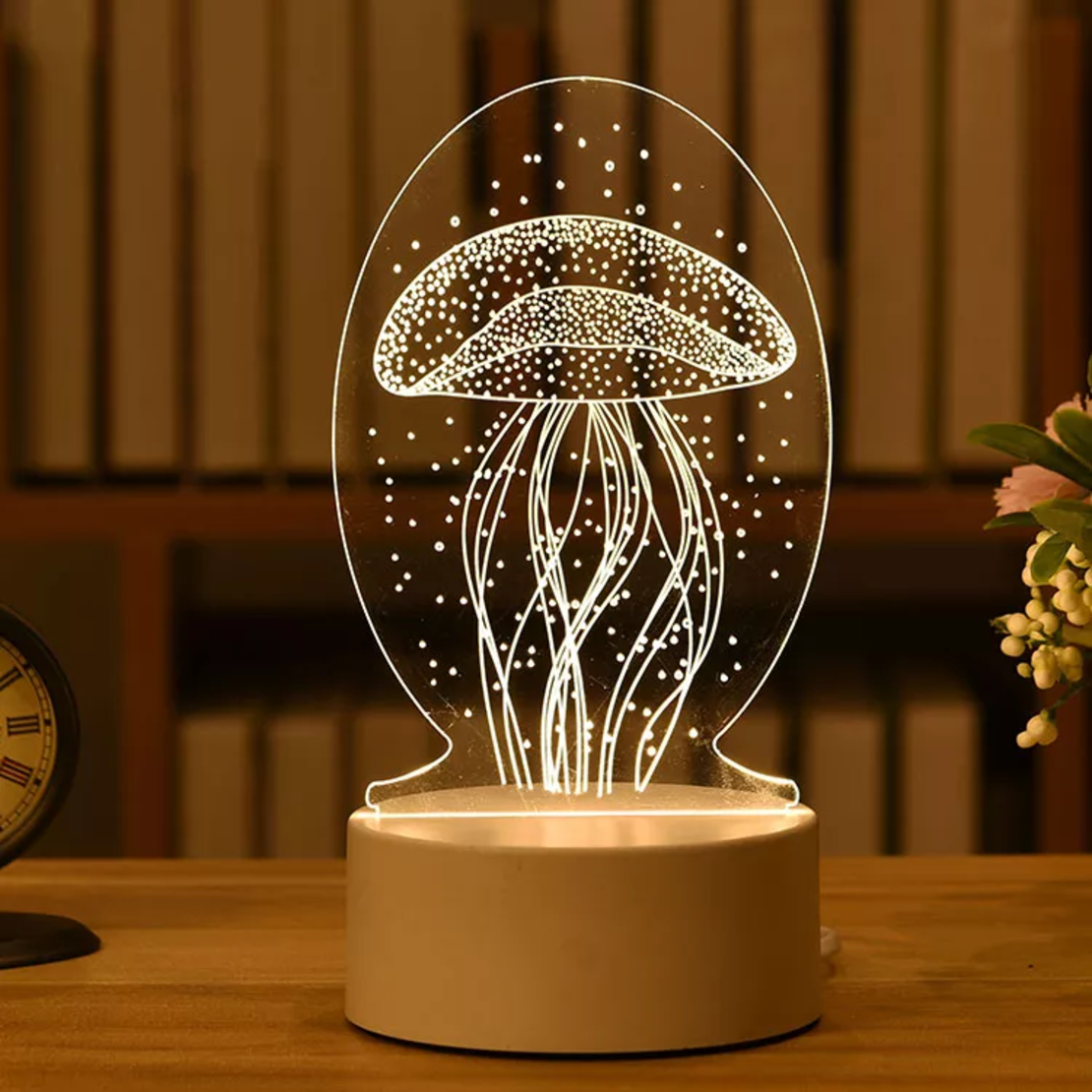 Уникални 3D LED нощни лампи