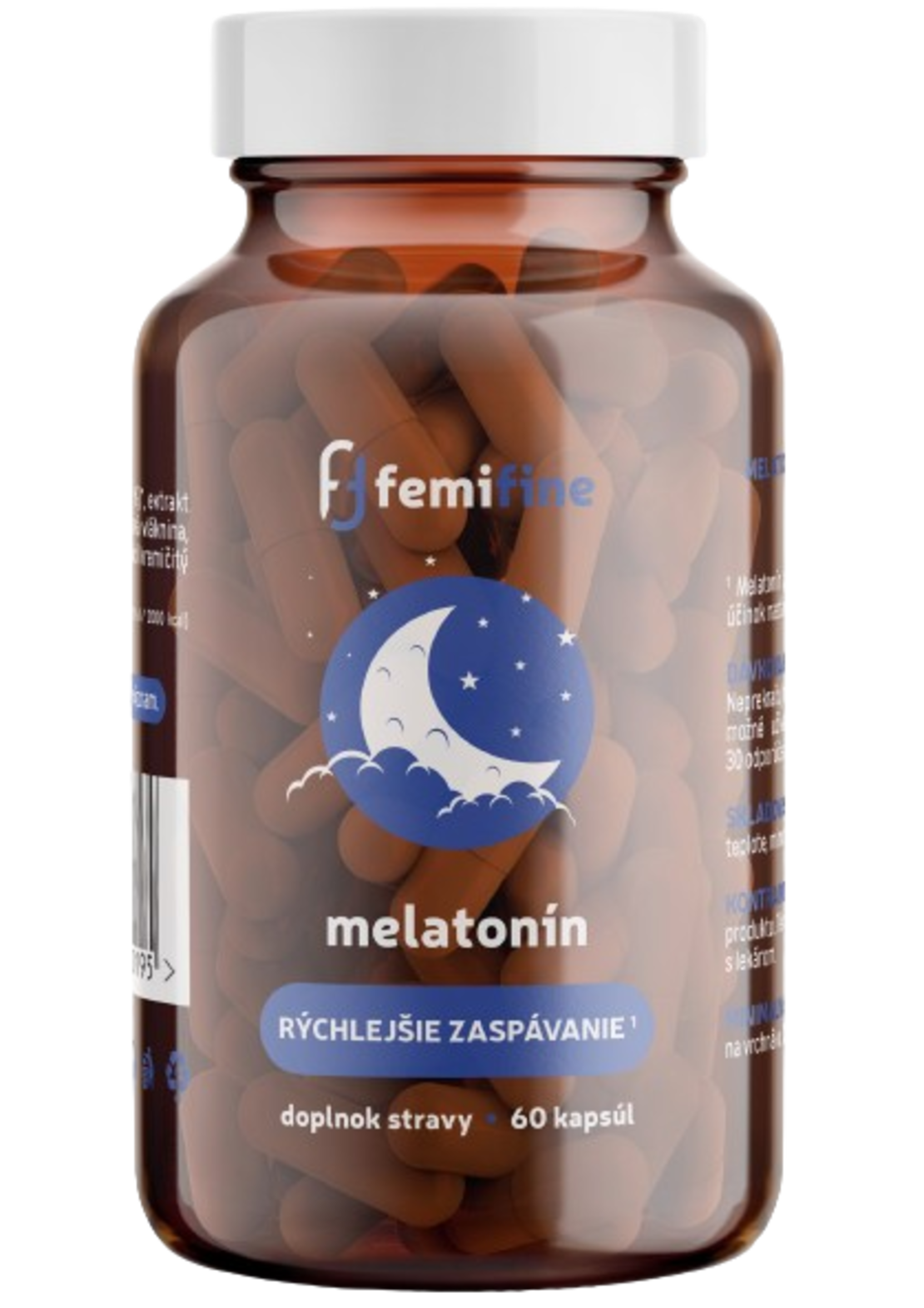 Melatonin – хранителна добавка на капсули