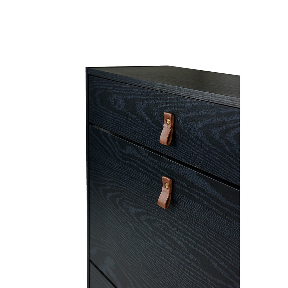 PORTOBELLO SHOERACK 2DOORS 1DRAWER CHIPBOARD WITH MELAMINE CARTA BLACK OAK E1 PRC