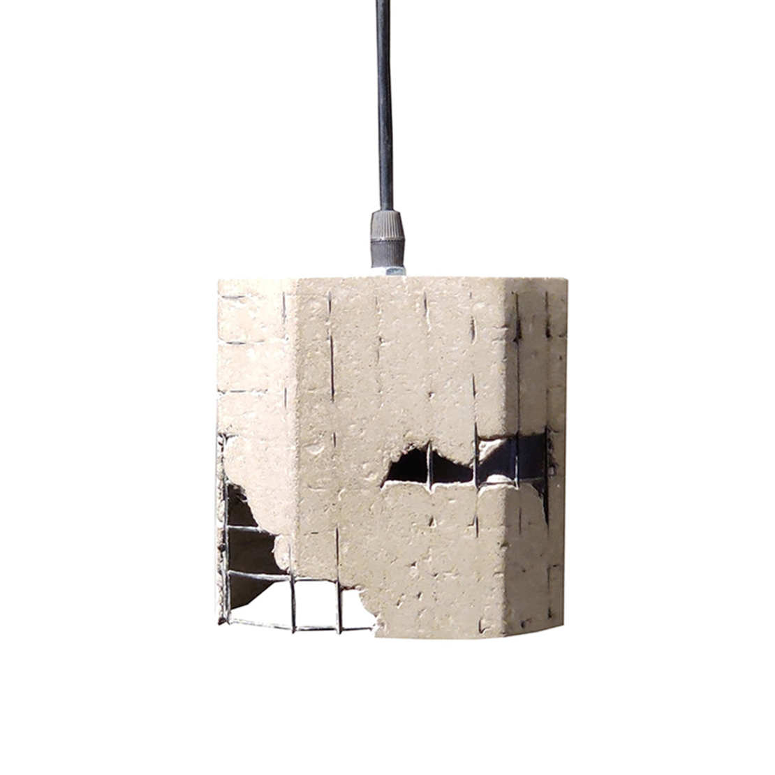 GRID 1 LAMP PENDANT CONCRETE METAL D13xH12,5cm IN