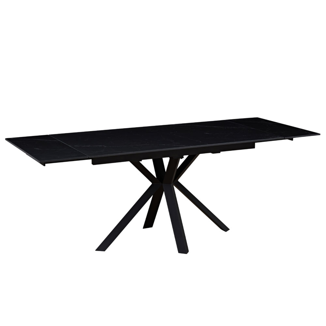 GRADA TABLE EXTENDABLE SINTERED STONE BLACK WITH M