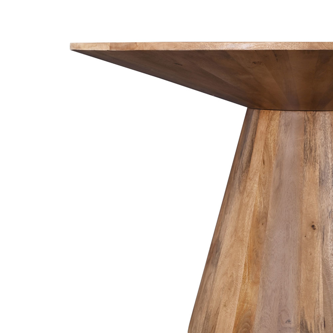 FALSO TABLE SOLID WOOD MANGO NATURAL IN