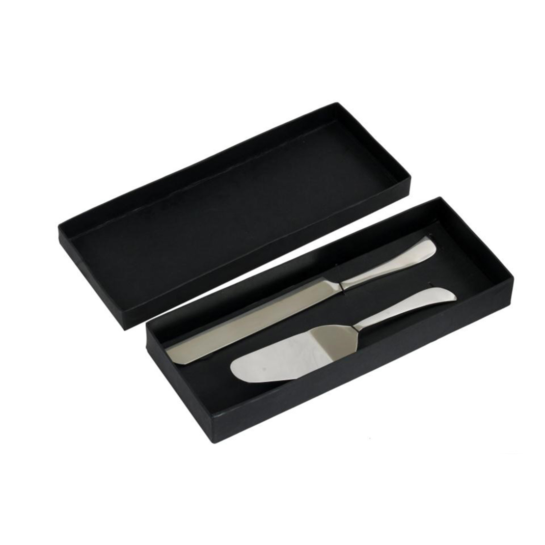 CURVE SERVING SET STEEL SILVER 30x6xH2cm IN