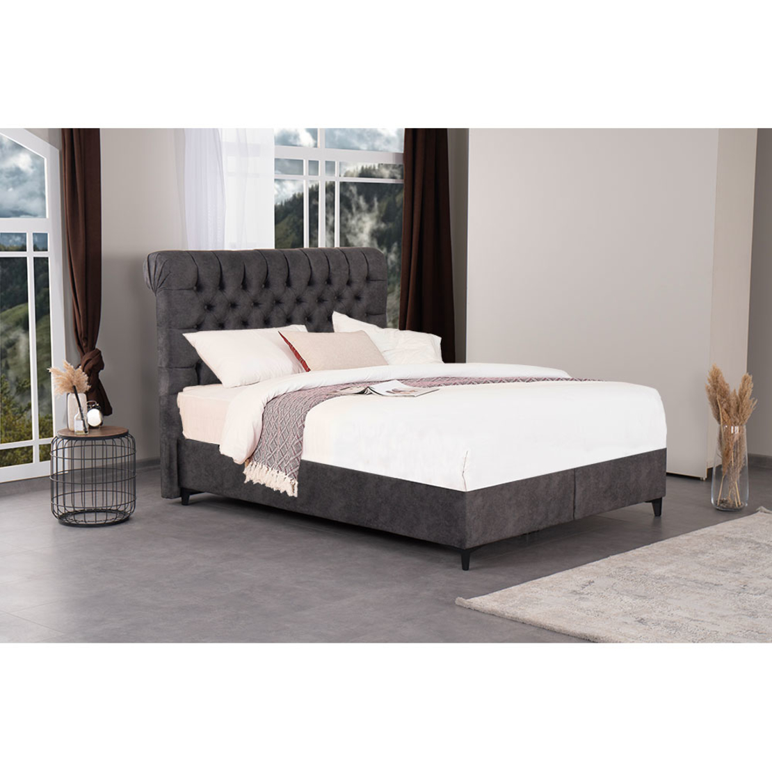 CHESTER BED WITH STORAGE (FOR MATTRESS 160x200cm)