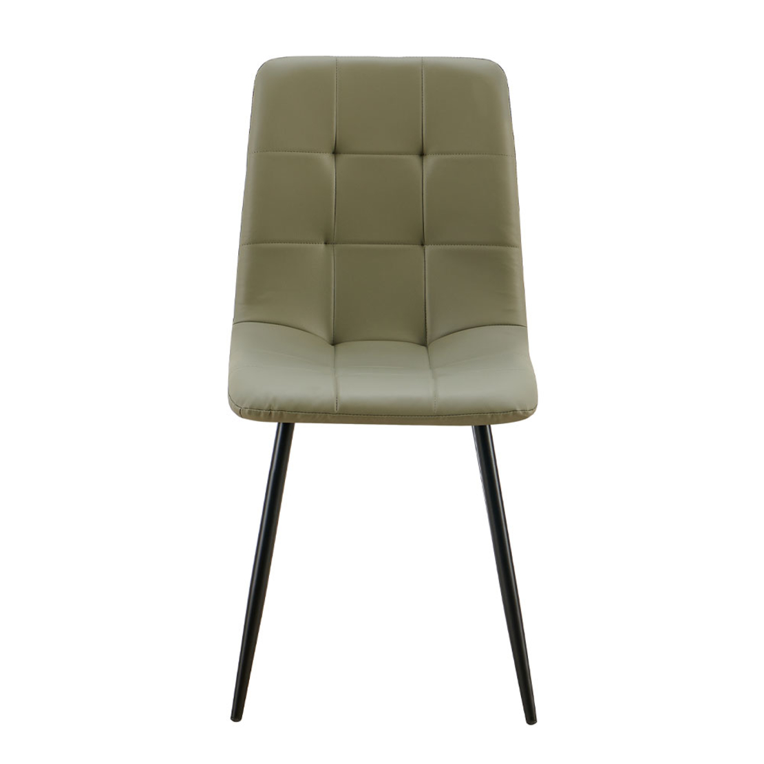 CARRE CHAIR FABRIC OLIVE GREEN METAL E1 PRC
