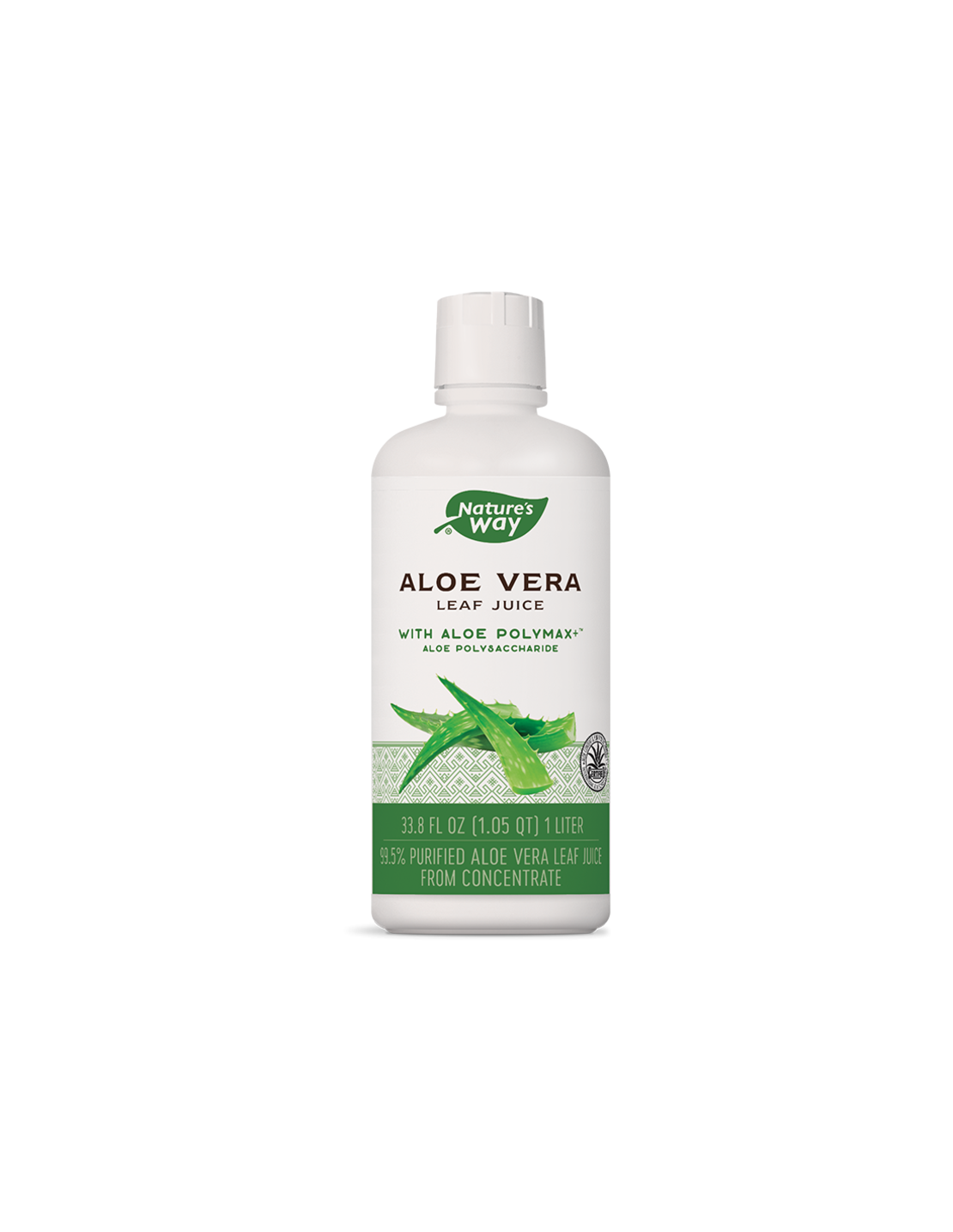 Aloe Vera Leaf Juice 99.5% / Алое Вера Сок от цели листа x 1L Nature’s Way