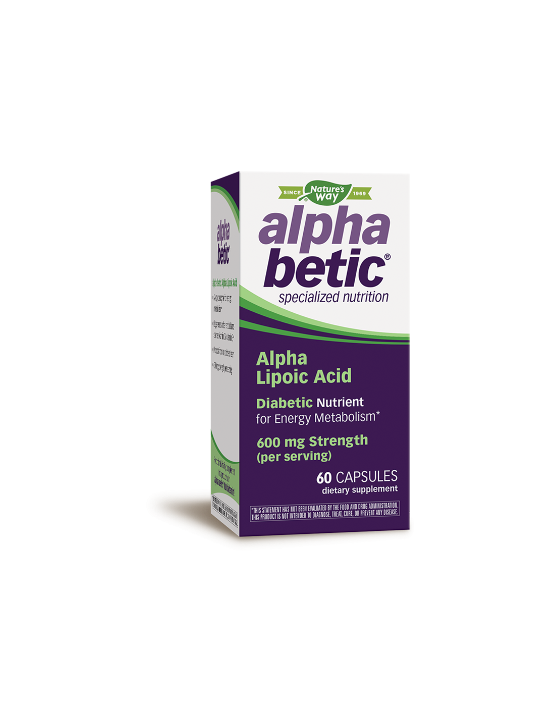 AlphaBetic® Alpha Lipoic Acid/ Алфа Бетик® Алфа Липоева Киселина 200 mg x 60 капсули Nature’s Way