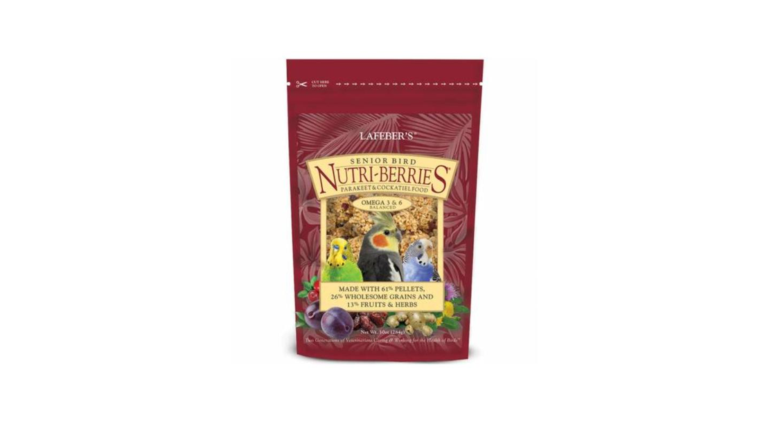 Lafeber Nutri-Berries Senior - Храна за Корела и Вълнисти Папагалчета 284 гр