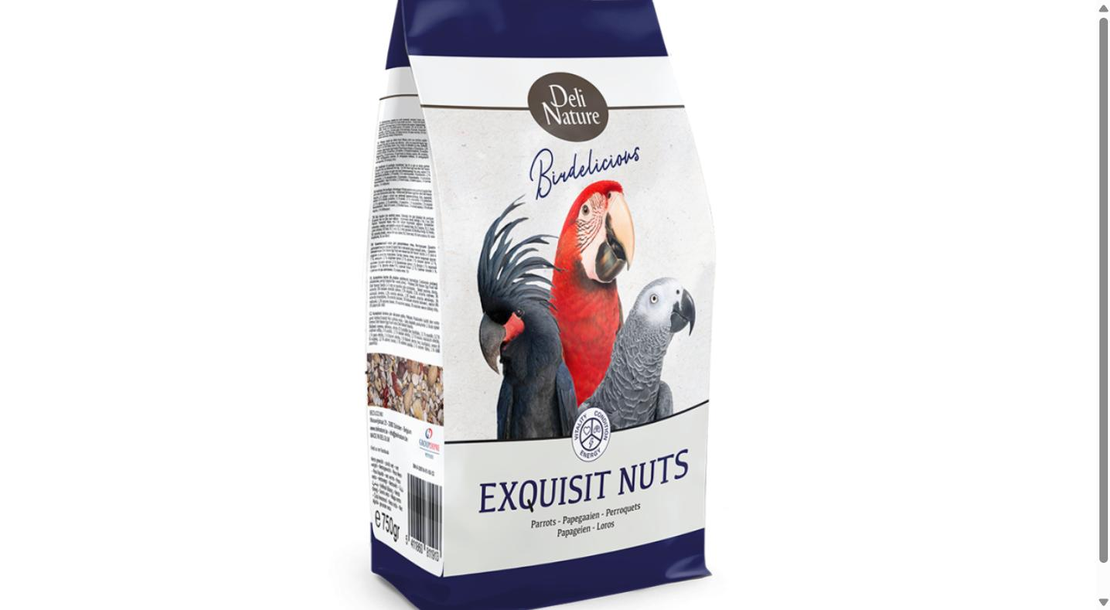 Deli Nature Birdelicious Exquisit Nuts - Микс ядки, семена и плодове за папагали 750 г