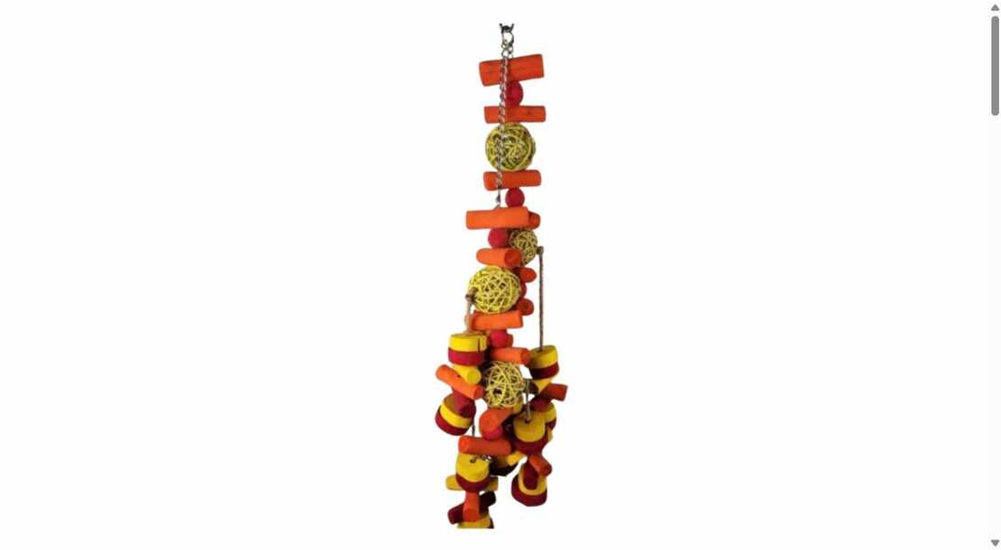 Играчка за папагали Luxury Parrot Toys- Ръчна изработка