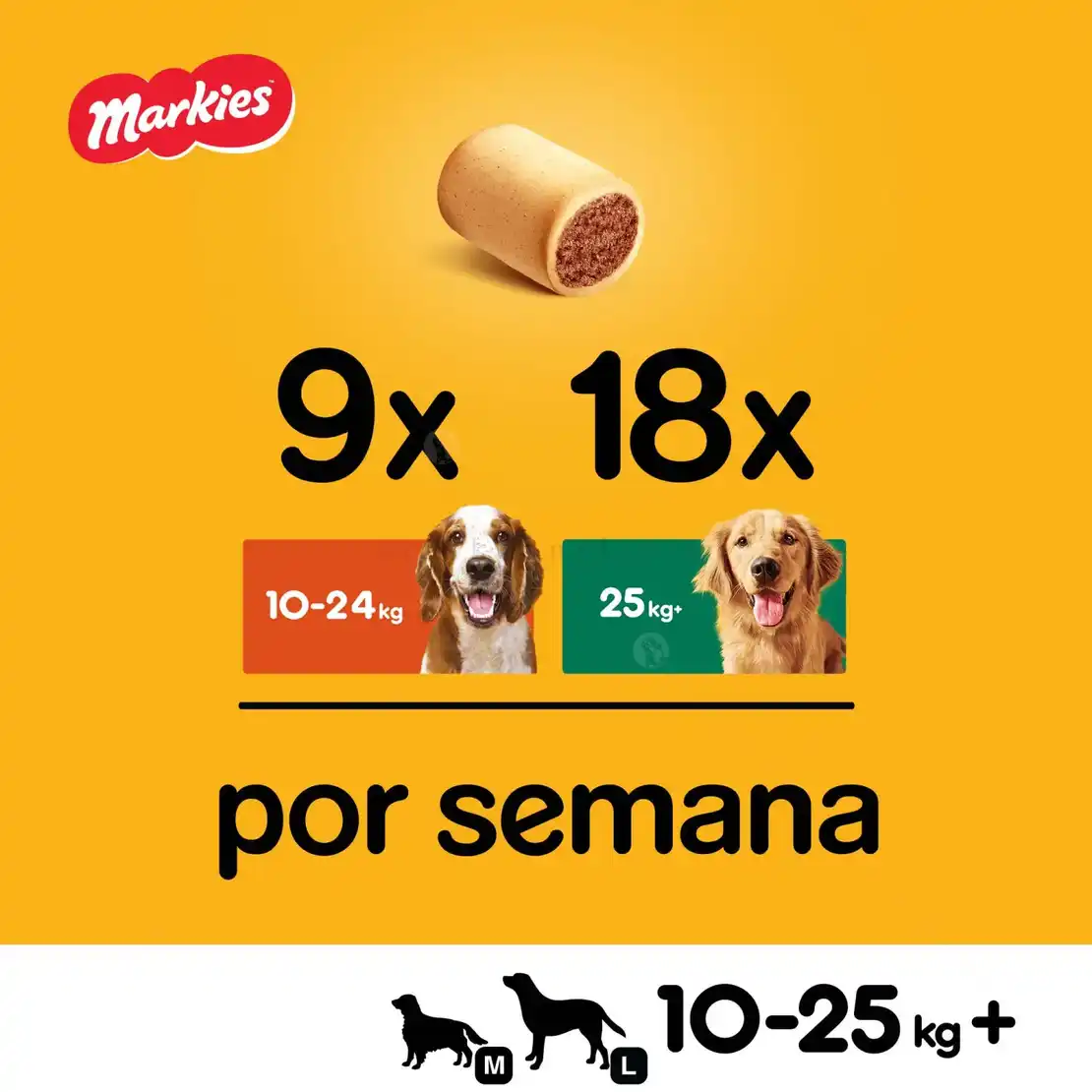 Хрупкави бисквити с вкус на костен мозък PEDIGREE Markies, 500 гр