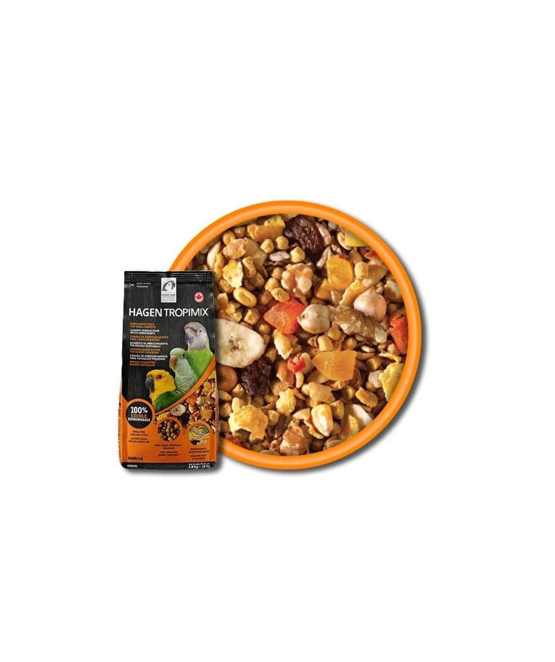 HARI Tropimix Обогатена Храна за Средни и Малки Папагали – 1.8 кг