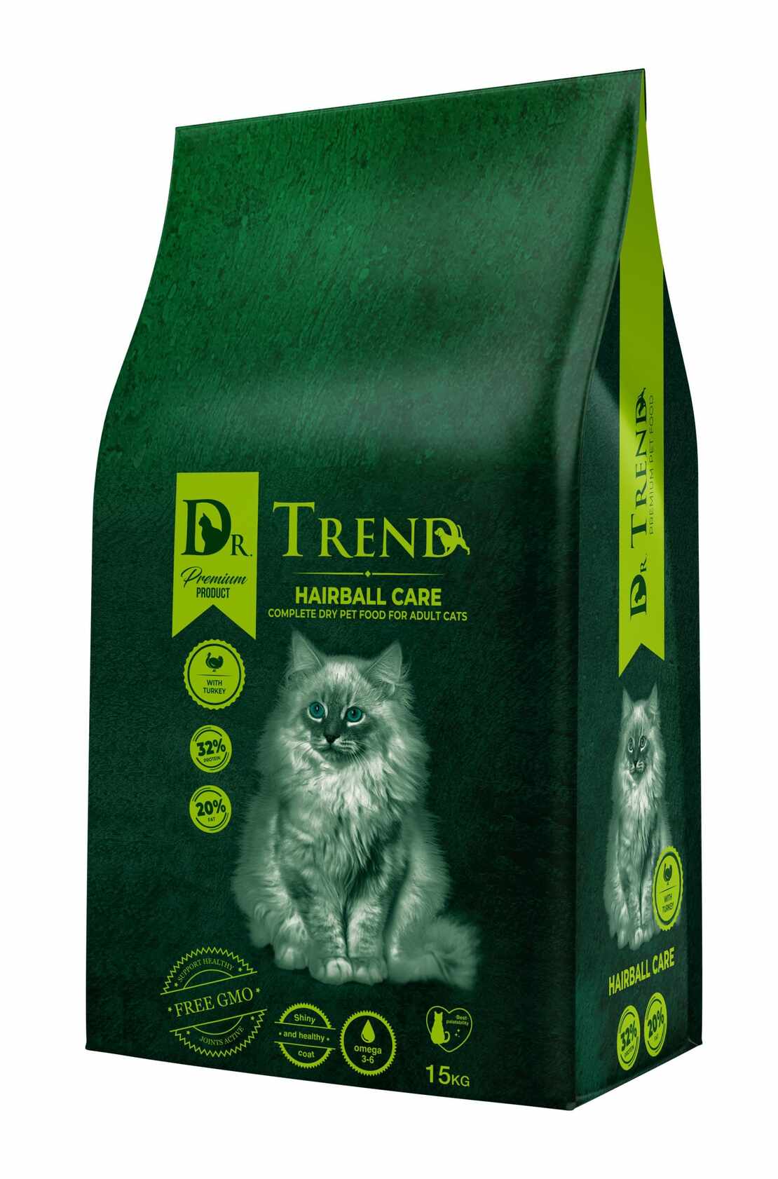 DR. TREND  HAIRBALL CARE – ХРАНА ЗА КОТКИ ПРОТИВ КОСМЕНИ ТОПКИ