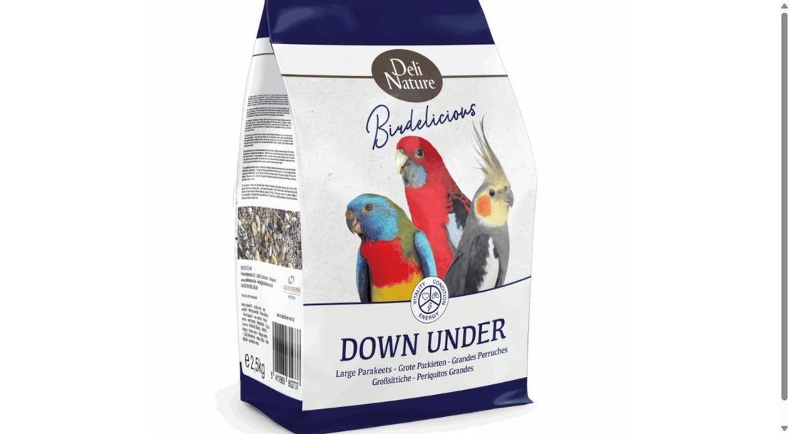 Deli Nature Birdelicious Down Under - Храна за Корела, Розела и др. 800 г
