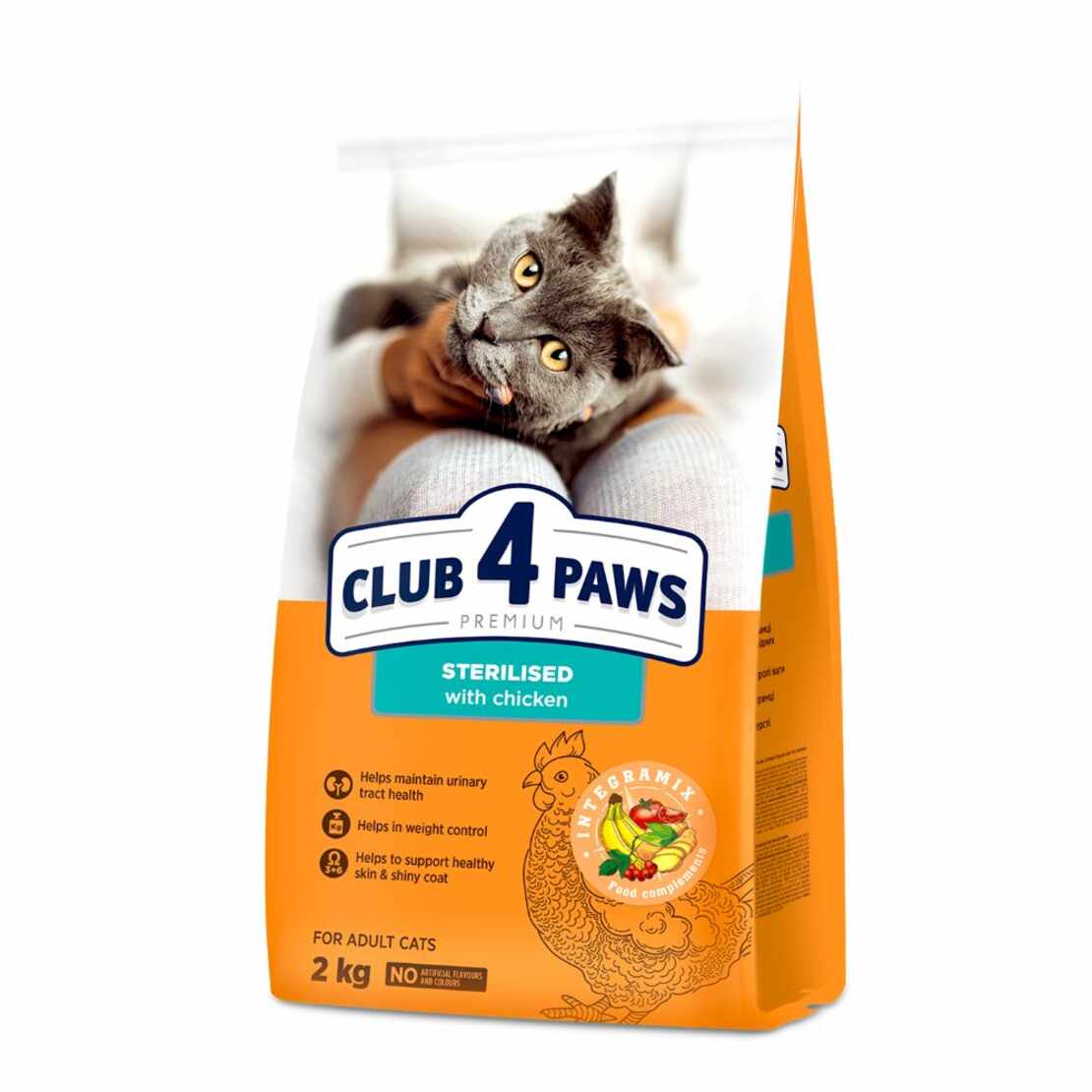 CLUB 4 PAWS ADULT STERILIZED Пълноценна, премиум храна за котки