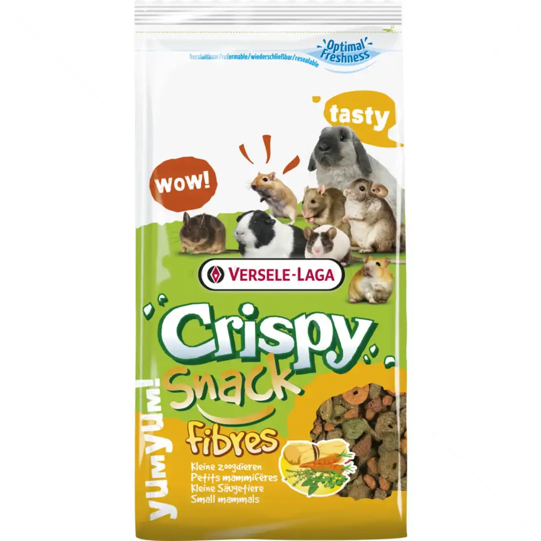 VERSELE LAGA Crispy Snack Fibres - допълваща гранулирана храна за гризачи
