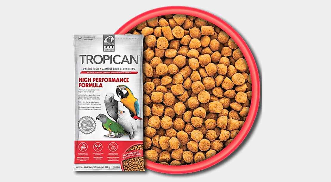 HARI Tropican High Performance Гранули за Папагали – 820 г