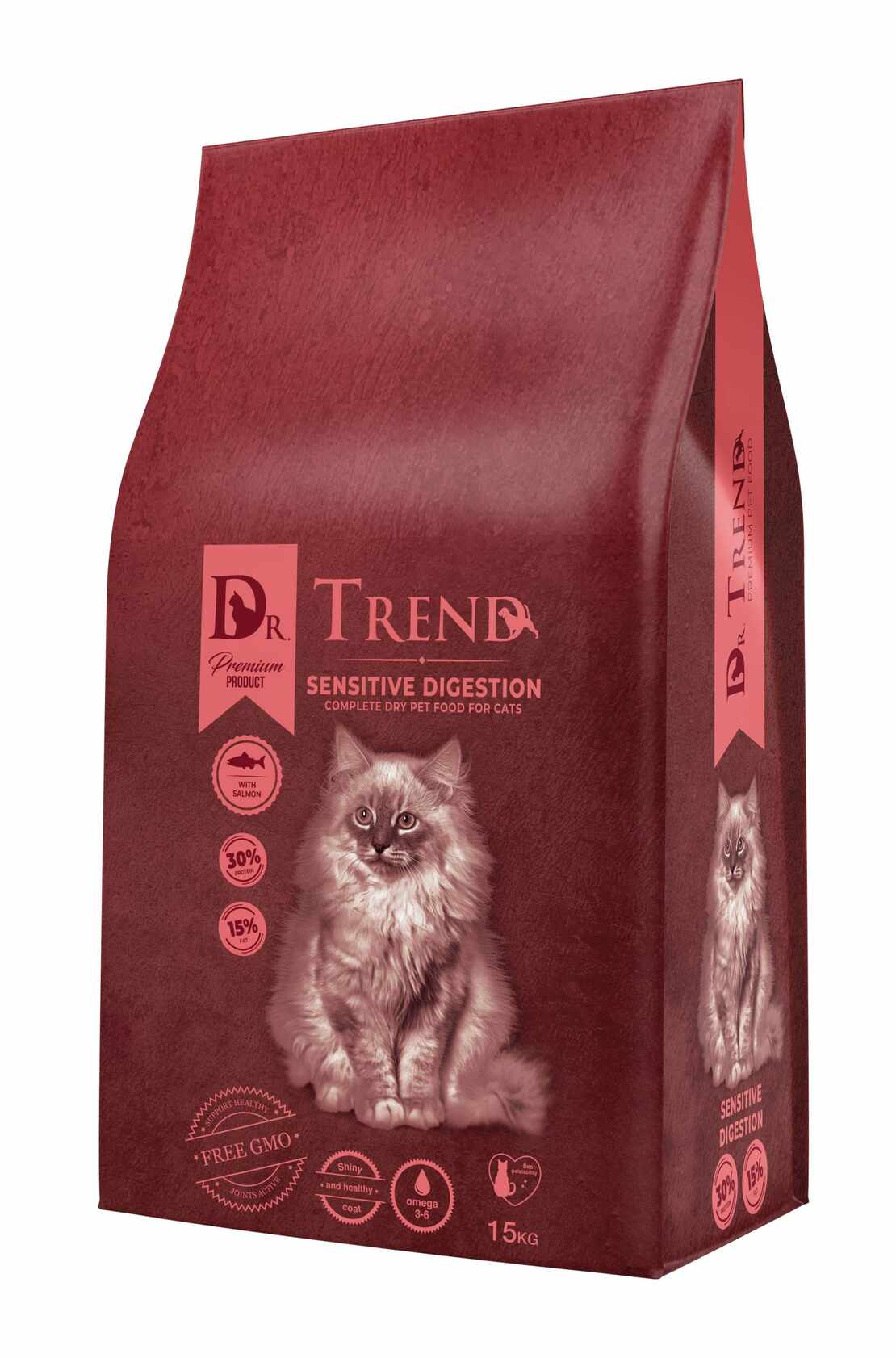 DR. TREND SENSITIVE DIGESTION  – ХРАНА ЗА КОТКИ С ЧУВСТВИТЕЛНА ХРАНОСМИЛАТЕЛНА СИСТЕМА