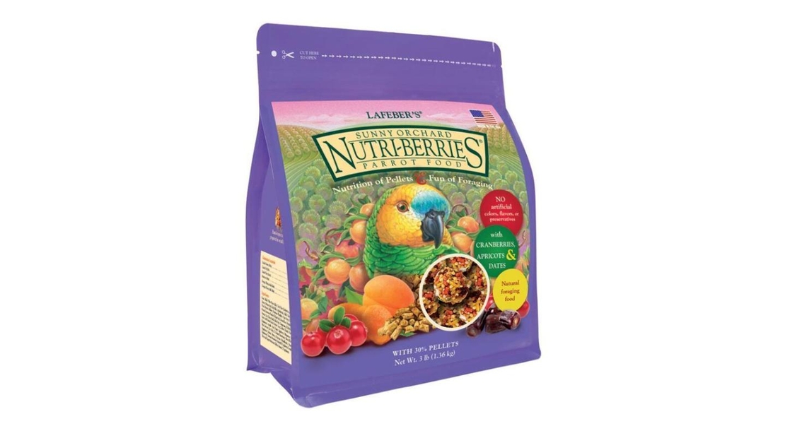 Lafeber Nutri-Berries Sunny Orchard - Гранули с Кайсии, Фурми и Боровинки за Папагали 1.36кг