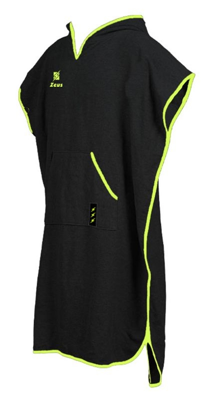 Халат ZEUS Poncho Swim Nero
