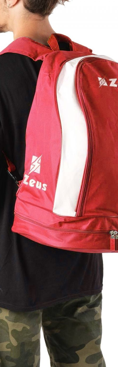 Раница ZEUS Zaino Ulysse 33x30x52 cm Rosso/Bianco