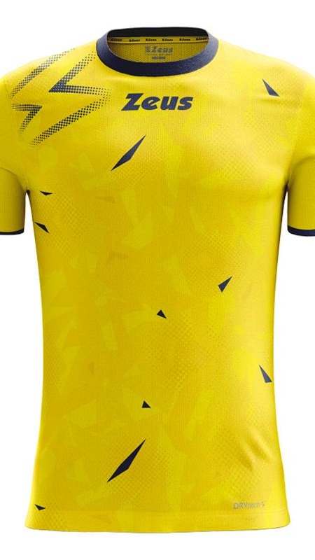 Детска Тениска ZEUS Shirt Marmo Giallo/Blu