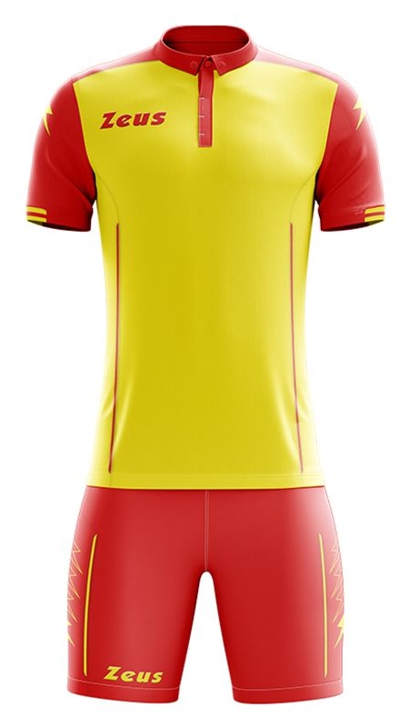Детски Футболен Екип ZEUS Kit Aquarius Giallo/Rosso