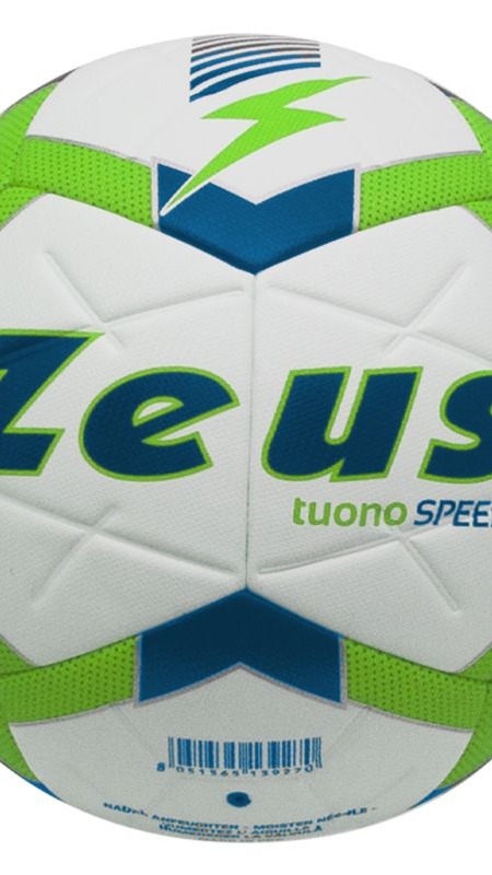 Футболна Топка ZEUS Pallone Speed Bianco/Verde Fluo