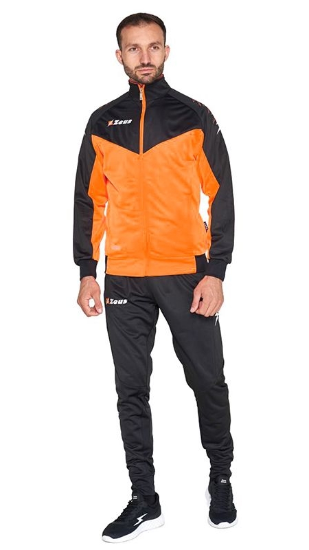Мъжки Анцуг ZEUS Tuta Relax Ulysse Nero/Arancio Fluo