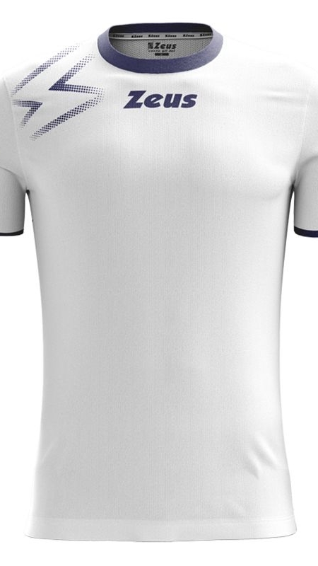 Детска Тениска ZEUS Shirt Mida Bianco/Blu