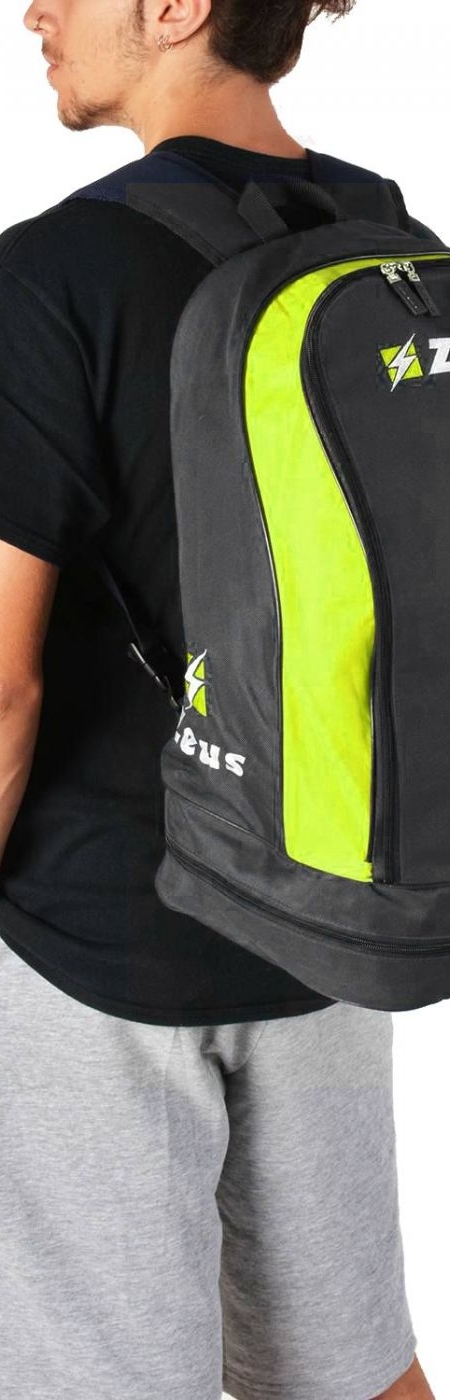 Раница ZEUS Zaino Ulysse 33x30x52 cm Giallo fluo/Darkgrey