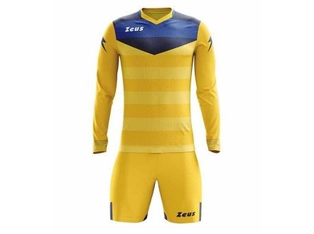 Детски Вратарски Екип ZEUS Kit GK Argo/Slim Fit Giallo/Blu