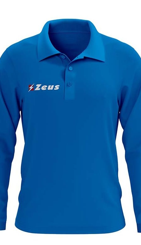 Детска Блуза ZEUS Polo Basic ML Royal
