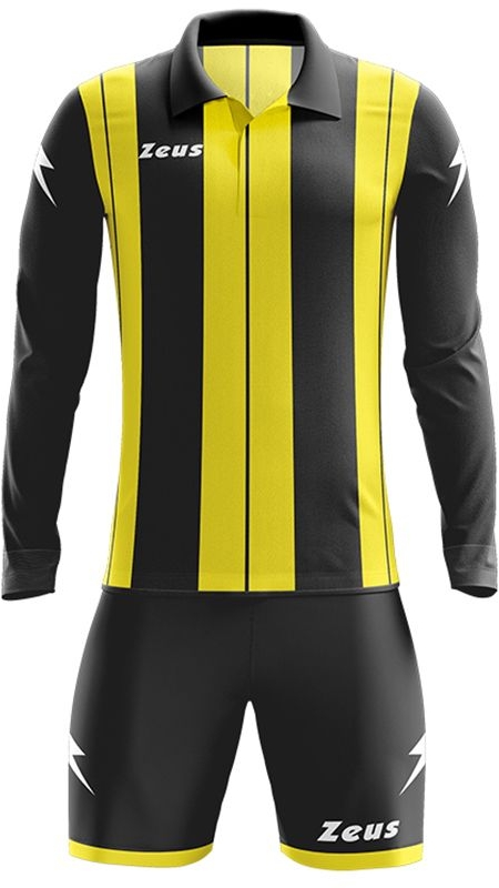 Детски Футболен Екип ZEUS Kit Pitagora Nero/Giallo