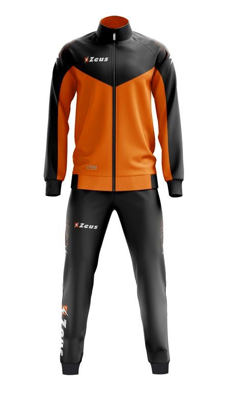 Детски Анцуг ZEUS Tuta Relax Ulysse Nero/Arancio Fluo