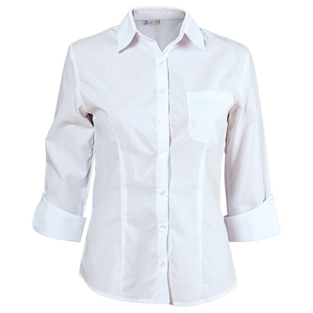 CAMISA WHITE Дамска риза 3/4 ръкав