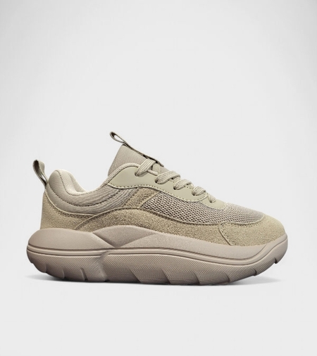 Дамски маратонки с удобна анатомична подметка D9178-4 beige
