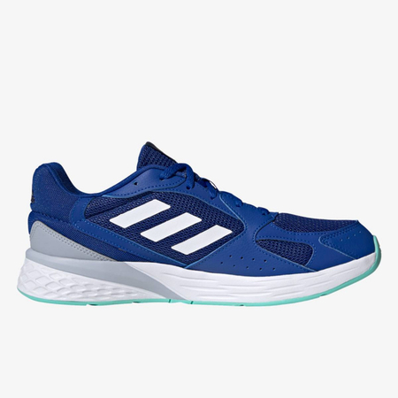 Мъжки спортни маратонки с мрежа в син цвят Аdidas Response Run