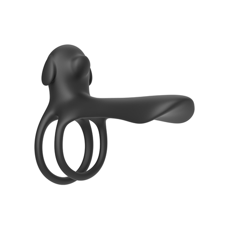 Vibrating Double Penis Ring with 20 Modes – Control Stimulation and Extend Your Pleasure