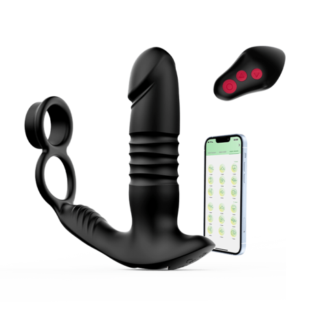 Smart Prostate Stimulator and 3-in-1 Penis Ring – Take Control of Your Pleasure via Your Phone