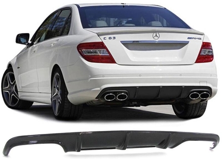 Двоен Дифузер за Mercedes Ц Класа W204 (ПРЕДИ ФЕЙСЛИФТ)