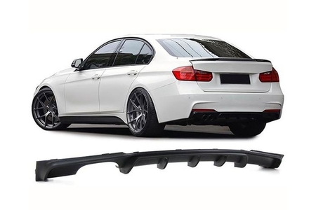 Единичен Оребрен Дифузьор за BMW F30 F31