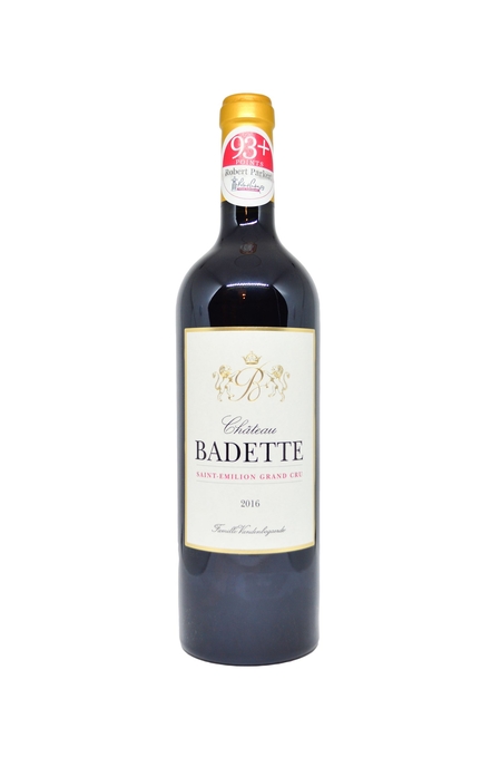 CHATEAU BADETTE <br> SAINT-EMILION GRAND CRU 2016