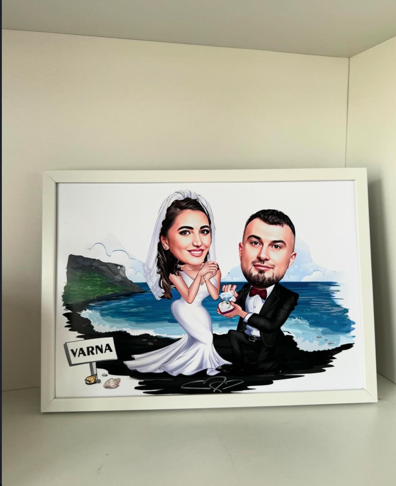 Персонализирана Карикатура в Рамка