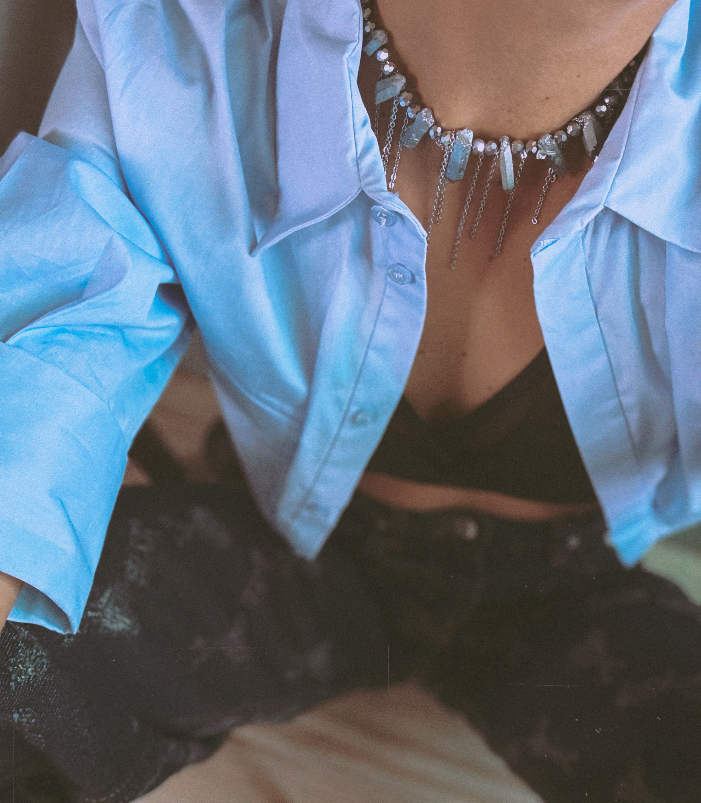 Raw Quartz Necklace